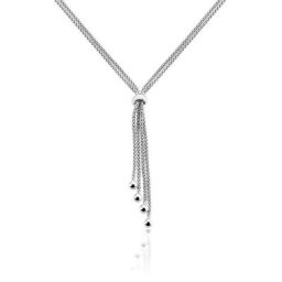 Collier Haziza Argent Blanc