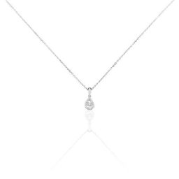 Collier Domitia Or Blanc Diamant