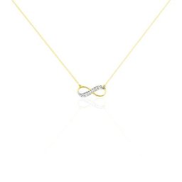 Collier Maryeme Infini Diamante Or Jaune