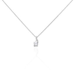 Collier Idylla Argent Blanc Oxyde De Zirconium