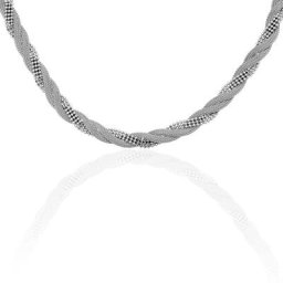 Collier Sheridan Argent Blanc