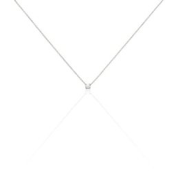 Collier Victoria Or Blanc Diamant
