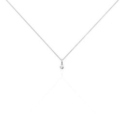 Collier Cicelie Or Blanc Diamant