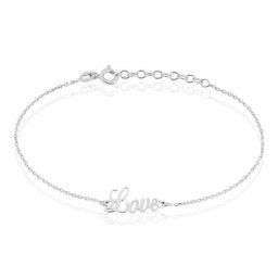 Bracelet Yuki Argent Blanc