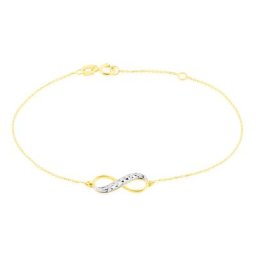 Bracelet Maryeme Infini Diamante Or Jaune