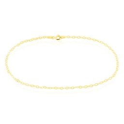 Chaîne De Cheville Maille Soleil Or Jaune