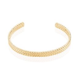 Bracelet Jonc Lilya Plaqué Or Jaune