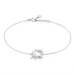 Bracelet Elinia Argent Blanc Oxyde De Zirconium