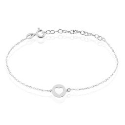 Bracelet Elenza Argent Blanc