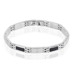 Bracelet Patrice Acier Blanc
