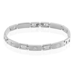 Bracelet Joe Acier Blanc