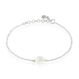 Bracelet Franz Argent Blanc Cristaux De Swarovski