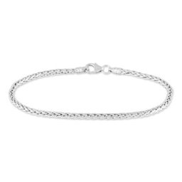 Bracelet Jayna Maille Palmier Or Blanc
