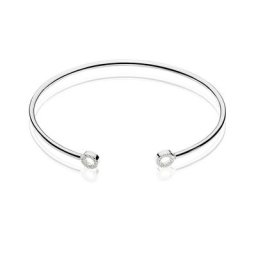 Bracelet Jonc Danae Argent Blanc Oxyde De Zirconium