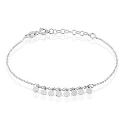 Bracelet Savahna Argent Blanc