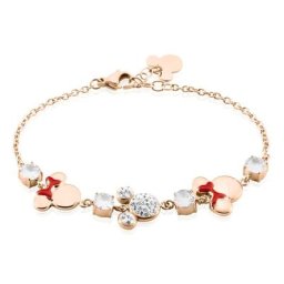 Bracelet Disney Acier Doré Rose Oxyde