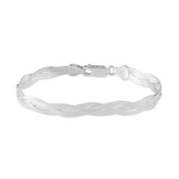 Bracelet Elae Argent Blanc