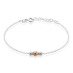 Bracelet Argent Bicolore Wilmart