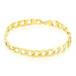Bracelet Iris Maille Gourmette Or Jaune
