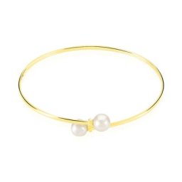 Bracelet Jonc Sammy Or Jaune Perle De Culture
