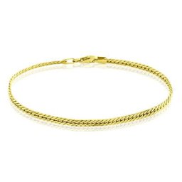 Bracelet Izel Maille Anglaise Or Jaune