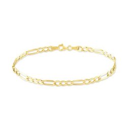Bracelet Ophelio Maille Alternee 1/1 Or Jaune