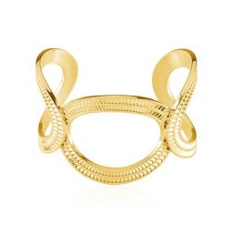 Bracelet Jonc Agostino Acier Jaune