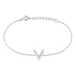 Bracelet Nollia Argent Blanc Oxyde De Zirconium