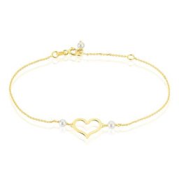 Bracelet Chabha Or Jaune Perle De Culture