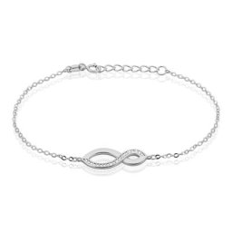 Bracelet Odile Argent Blanc Oxyde De Zirconium