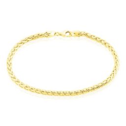 Bracelet Jayna Maille Palmier Or Jaune