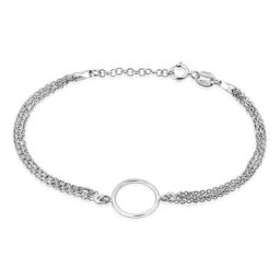 Bracelet Kaelly Argent Blanc