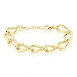 Bracelet Justinien Acier Doré