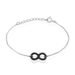 Bracelet Alicia Argent Blanc Céramique