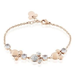 Bracelet Disney Acier Doré Rose Oxyde