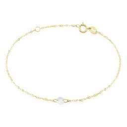 Bracelet Or Jaune Emilee Oxyde De Zirconium