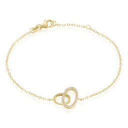Bracelet Kimberlie Plaqué Or Jaune Oxyde De Zirconium
