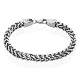 Bracelet Manuel Acier Blanc