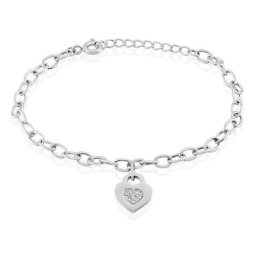 Bracelet Dorote Argent Blanc Oxyde De Zirconium