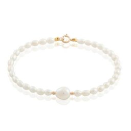 Bracelet Akil Or Jaune Perle De Culture