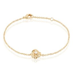 Bracelet Jonc Iwaki Plaqué Or Jaune Oxyde De Zirconium