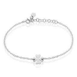 Bracelet Naomie Argent Blanc