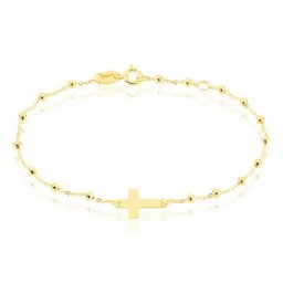 Bracelet Cobeia Maille Boule Or Jaune