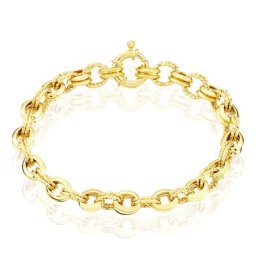 Bracelet Maille Or Jaune