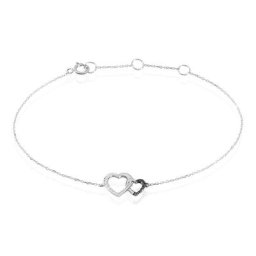 Bracelet Silana Or Blanc Diamant