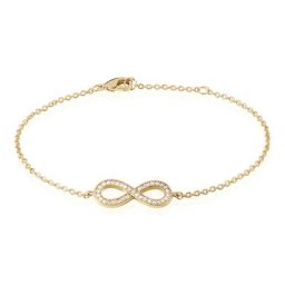 Bracelet Merane Plaqué Or Jaune Oxyde De Zirconium