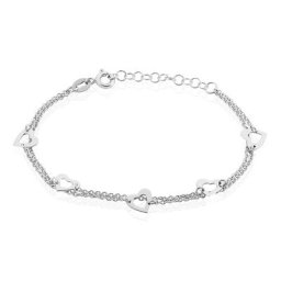 Bracelet Argent Blanc Suzy