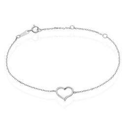 Bracelet Bertille Argent Blanc Oxyde De Zirconium