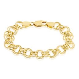Bracelet Plaqué Or Lezou