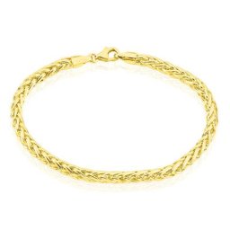 Bracelet Jayna Maille Palmier Or Jaune